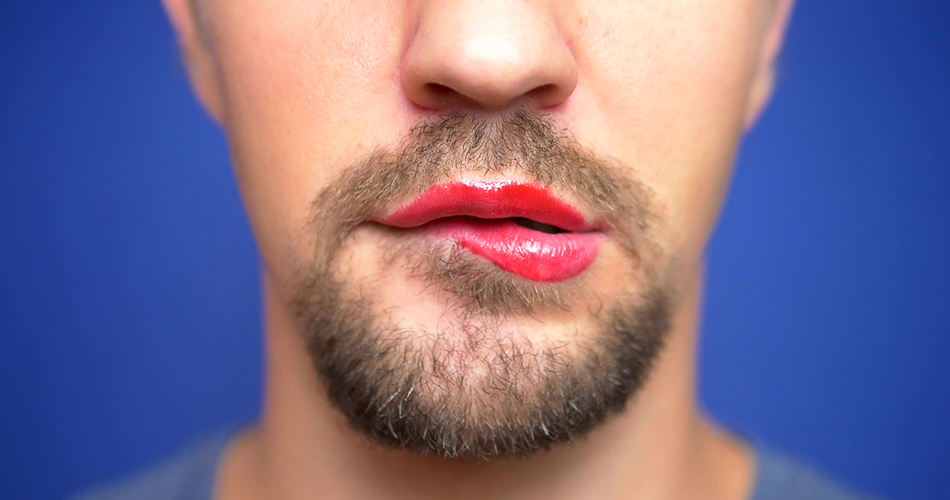 Feminsation Man With Lipstick